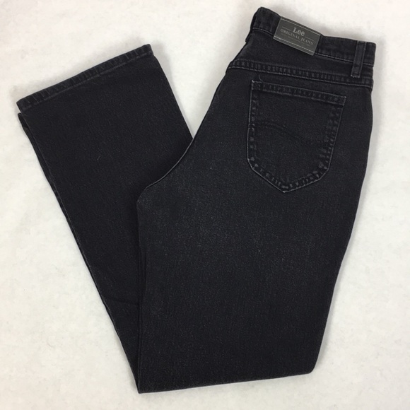 Lee Denim - Lee Original Black Denim Jeans Boot Cut SZ 12
